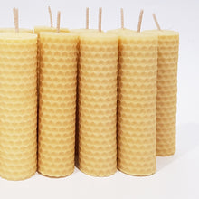 Load image into Gallery viewer, Rolled Beeswax Candle Pair