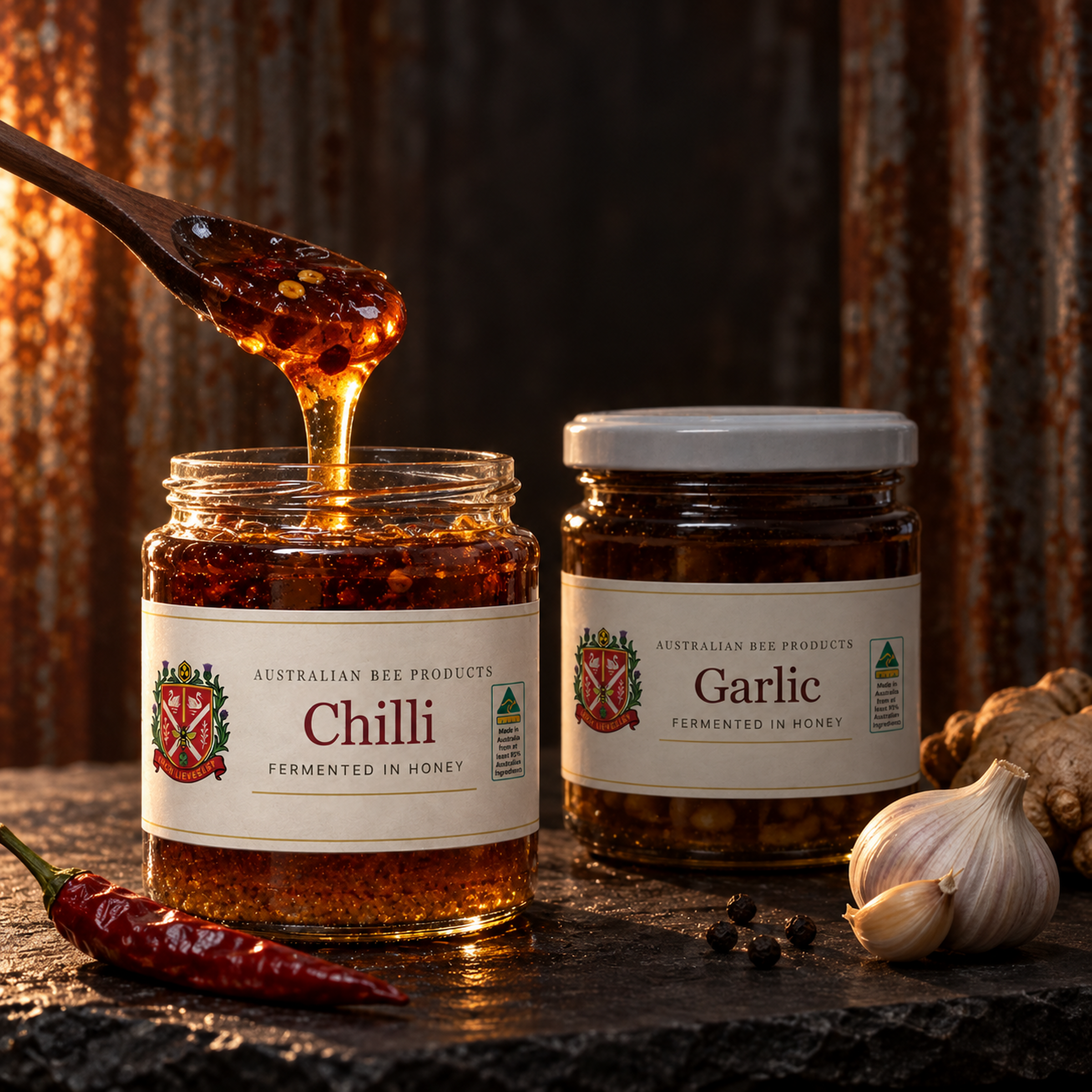Fermented honey collection