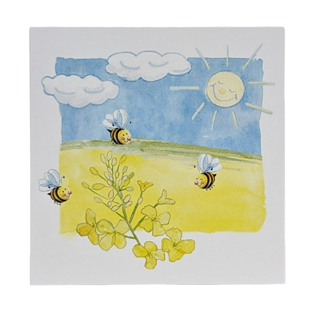 Sunshine Bee Note Card