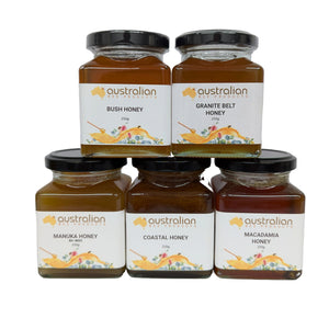 Raw Honey Five Flavour Pack