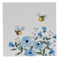 Bees & Blue Flowers Gift Card