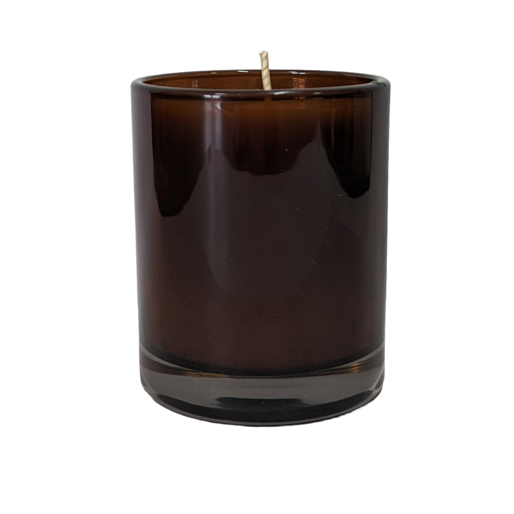Amber Beeswax Candle Large