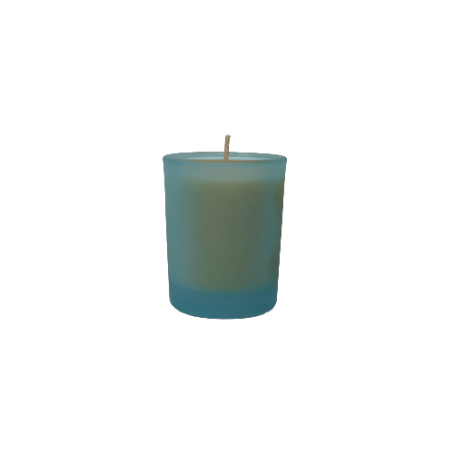 Baby Blue Beeswax Candle