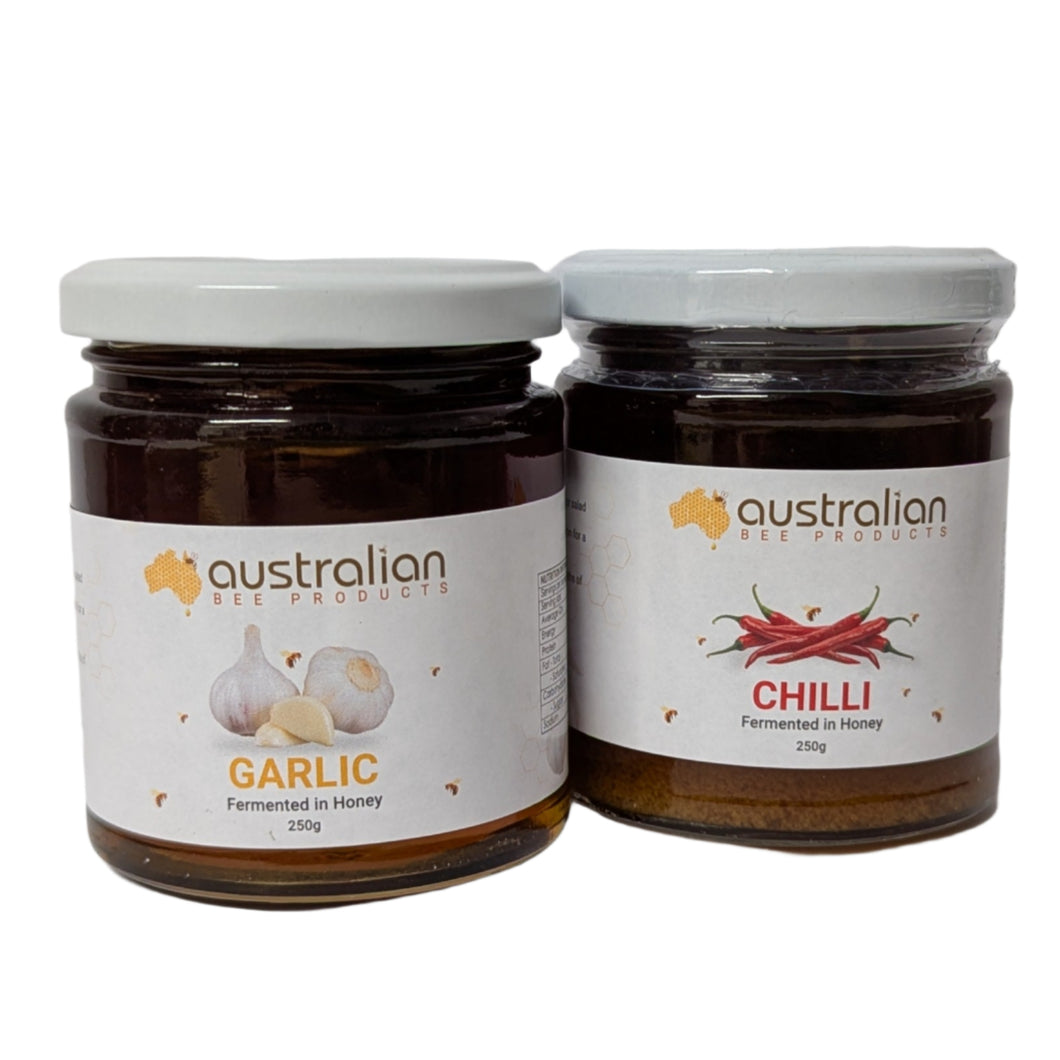 Fermented Honey Chilli & Garlic Combo
