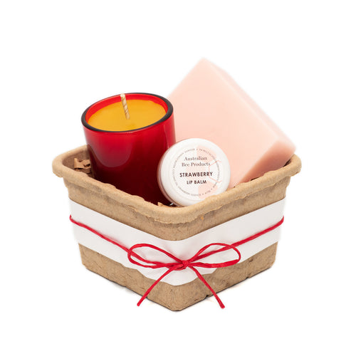 Red self care gift pack