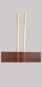 Beeswax Candles 2 Pack Tall Dinner Pair