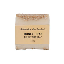 Load image into Gallery viewer, Donkey Milk Honey + Oat Soap