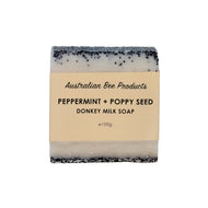 Peppermint + Poppy Seed Soap