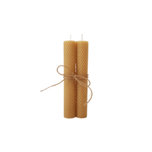 Load image into Gallery viewer, Beeswax Candles 2 Pack Tall