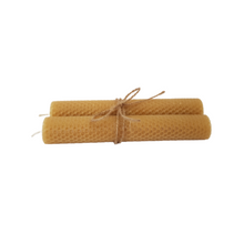 Load image into Gallery viewer, Beeswax 20cm Candles 2 Pack