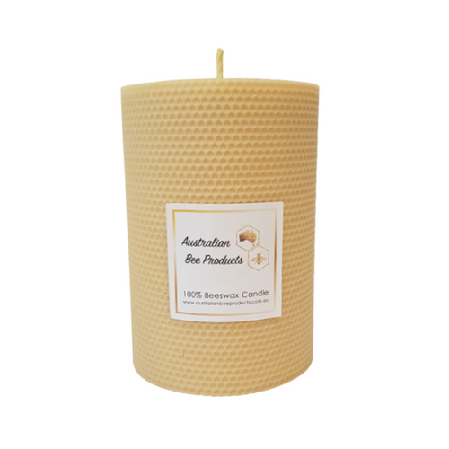 Beeswax Extra Large Rolled Candle