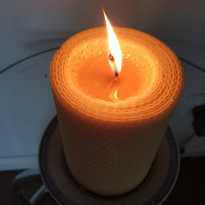 Rolled Large Beeswax Candle